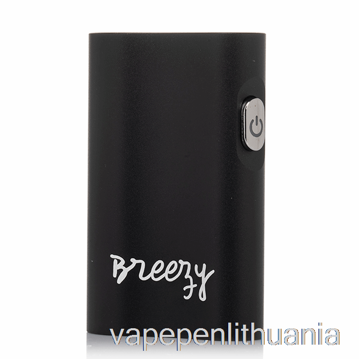 Natūra Rašiklis Breezy 510 Baterija Black Vape Skystis